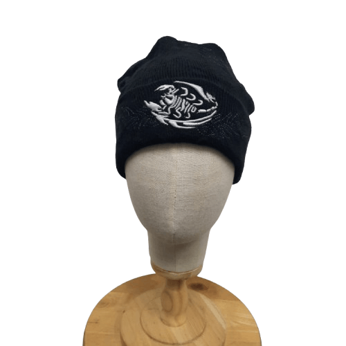 Japanese Brand 💥 Tattoo design embroidery punk gothic style beanie Size ONE SIZE - 1 Thumbnail