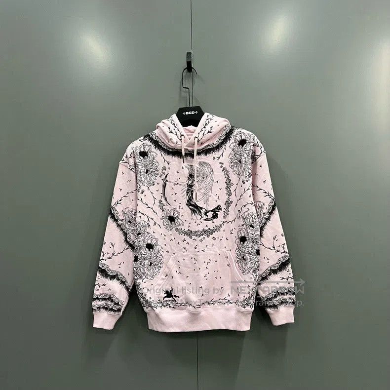 Givenchy Gothic printed hooded sweatshirt