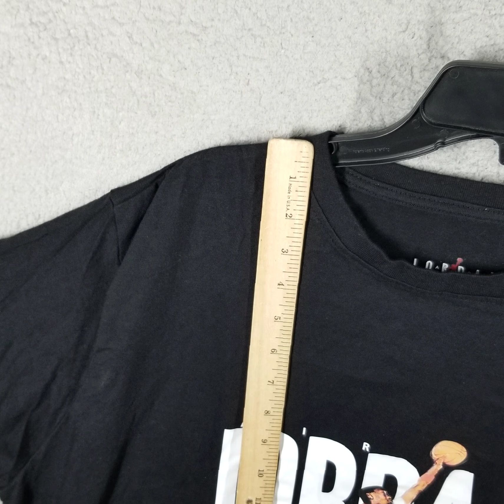 Jordan Brand Nike Air Jordan T-Shirt Men XXL Black 90s Retro Sports Jumpman Logo Size US XXL / EU 58 / 5 - 4 Thumbnail
