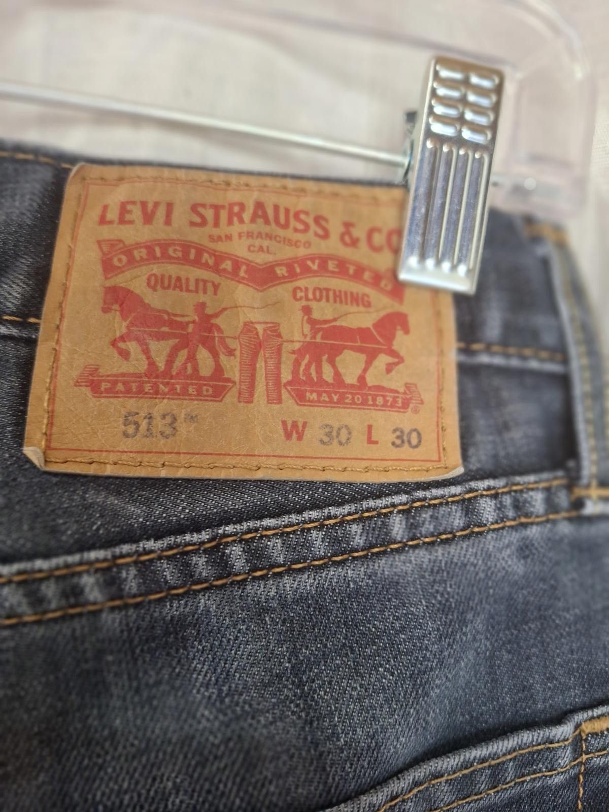 Other Levi's 513 Men's Jeans W30 L30 Dark Wash Size US 30 / EU 46 - 3 Thumbnail