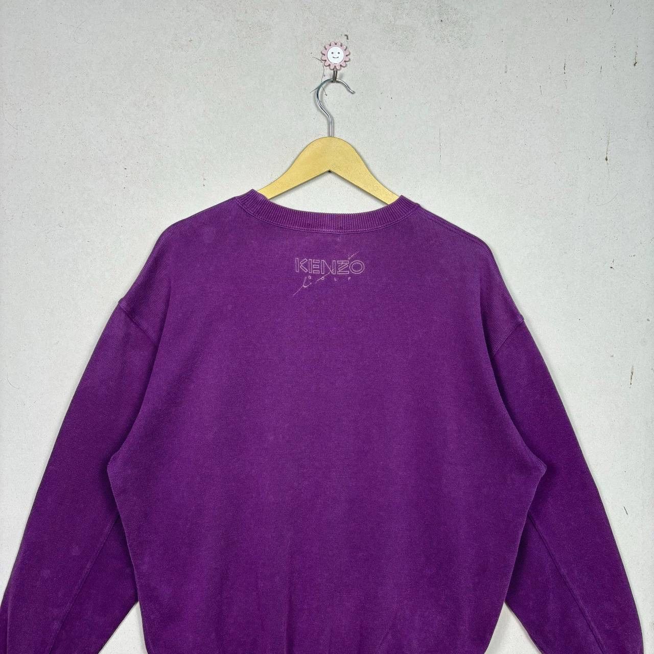 Kenzo Vintage KENZO GOLF Purple Embroidered Big Logo Sweatshirt M Size US M / EU 48-50 / 2 - 4 Thumbnail