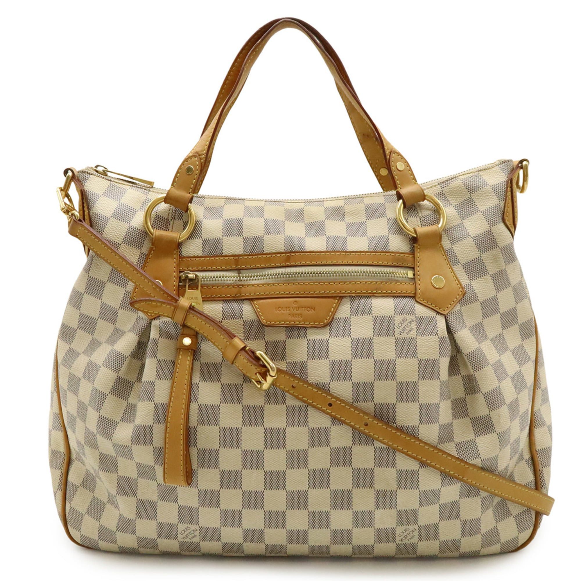 Louis Vuitton LOUIS VUITTON Damier Azur Evora MM Tote Bag, Handbag, Shoulder Bag N41133 Size ONE SIZE - 1 Thumbnail