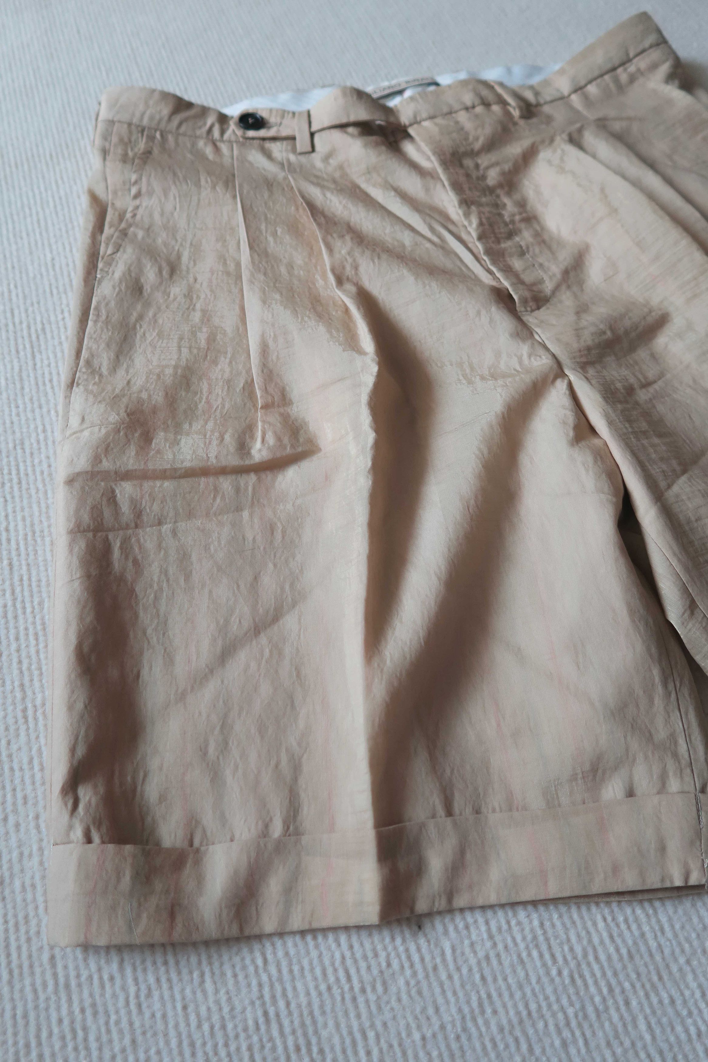 Emiliano Rinaldi Emiliano Rinaldi Italy “Paoi Groom” Two-Tone Tailored Shorts Size US 36 / EU 52 - 4 Thumbnail