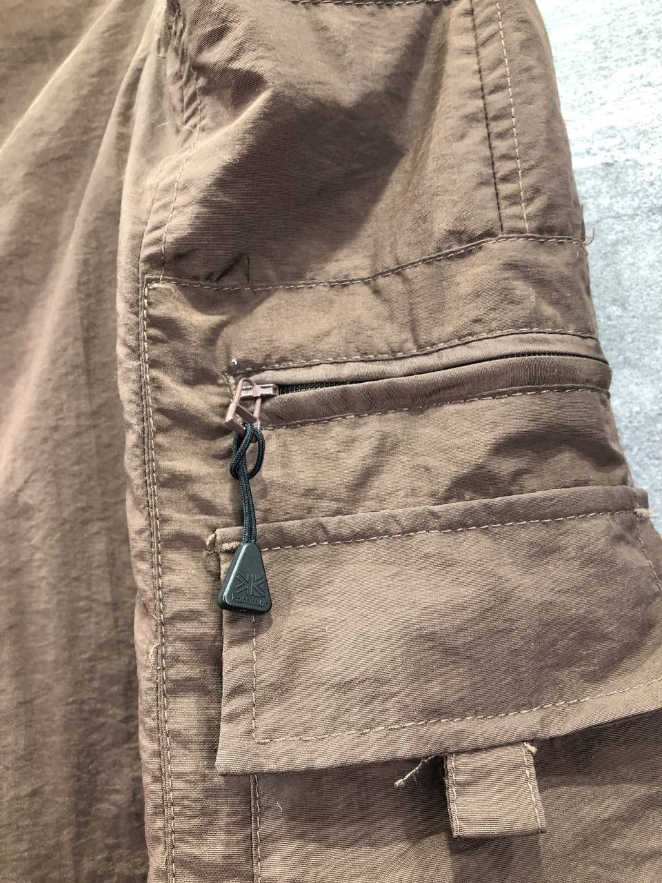 Karrimor Karrimor Mens Brown Nylon Cargo Shorts Size US 36 / EU 52 - 6 Thumbnail