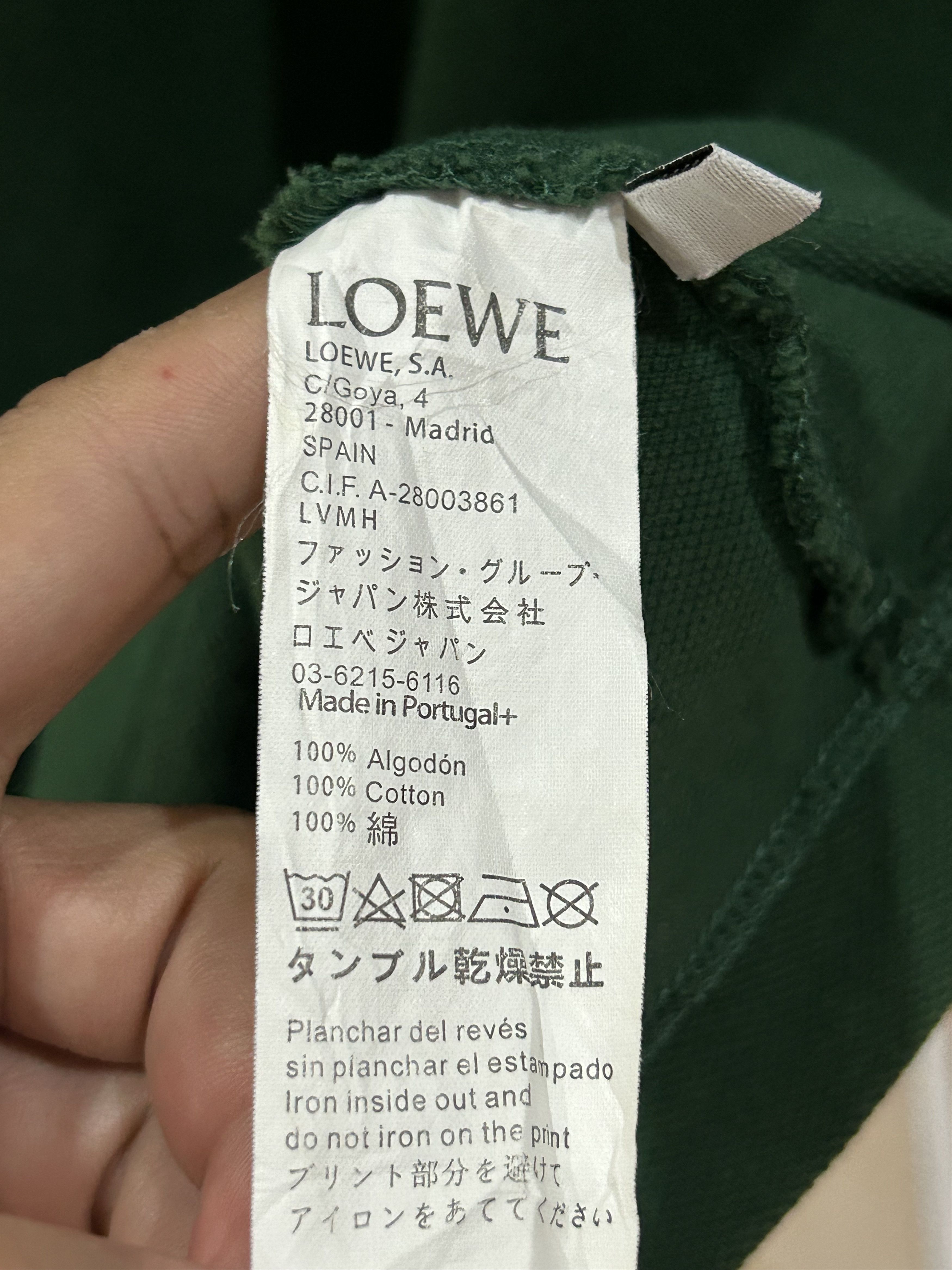 Loewe Loewe Cotton Blend Pique Polo Shirts Size US XL / EU 56 / 4 - 6 Thumbnail