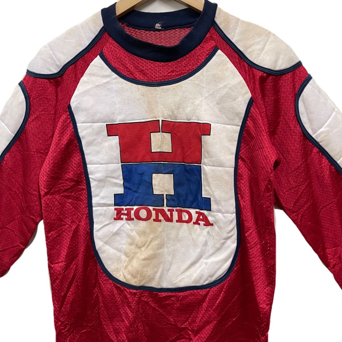 Honda Vintage 70s HONDA Racing Mesh Jersey Size US S / EU 44-46 / 1 - 3 Thumbnail