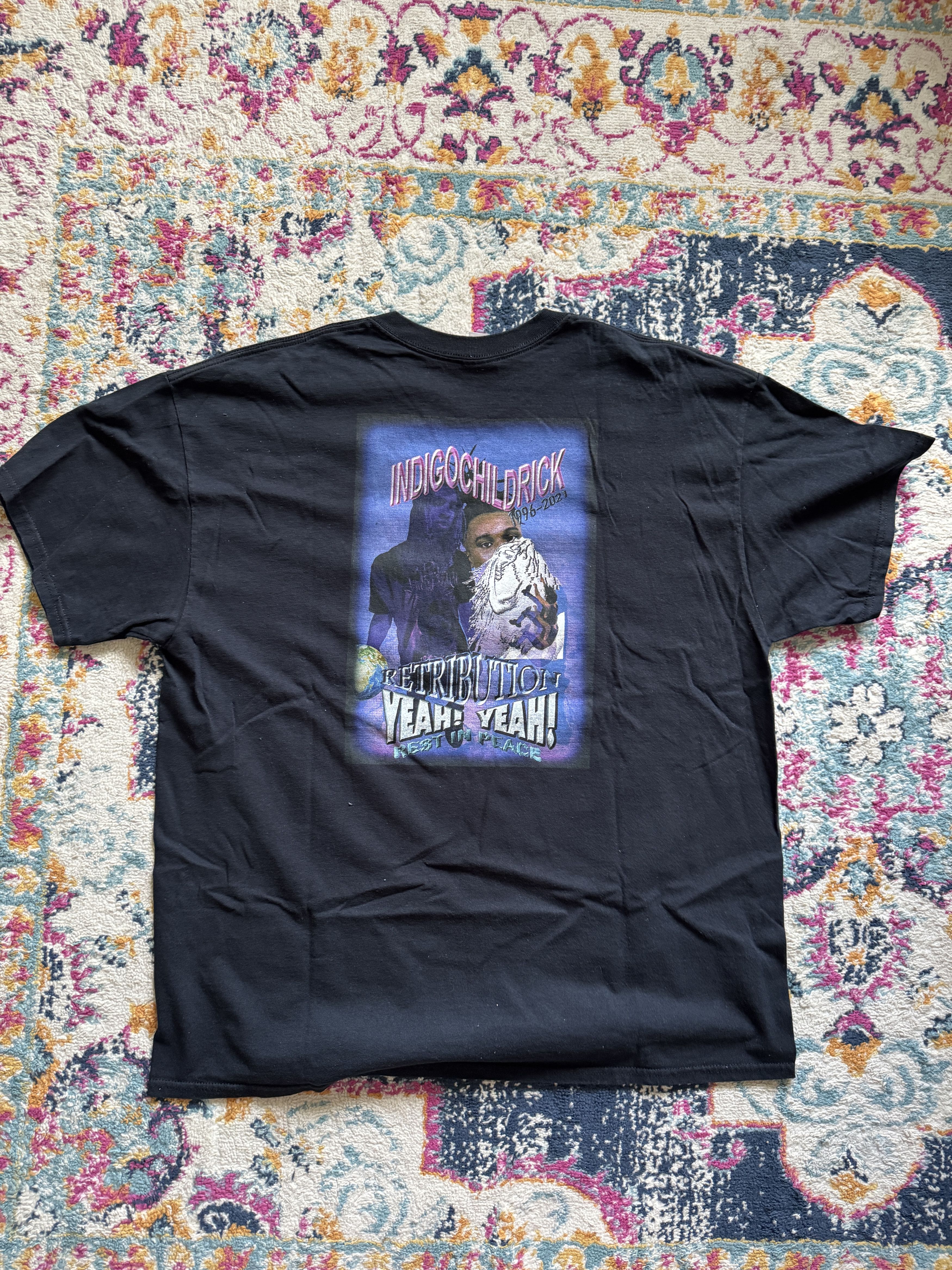 Gildan Indigochildrick Retribution/R.I.P Tee Size US XL / EU 56 / 4 - 3 Thumbnail