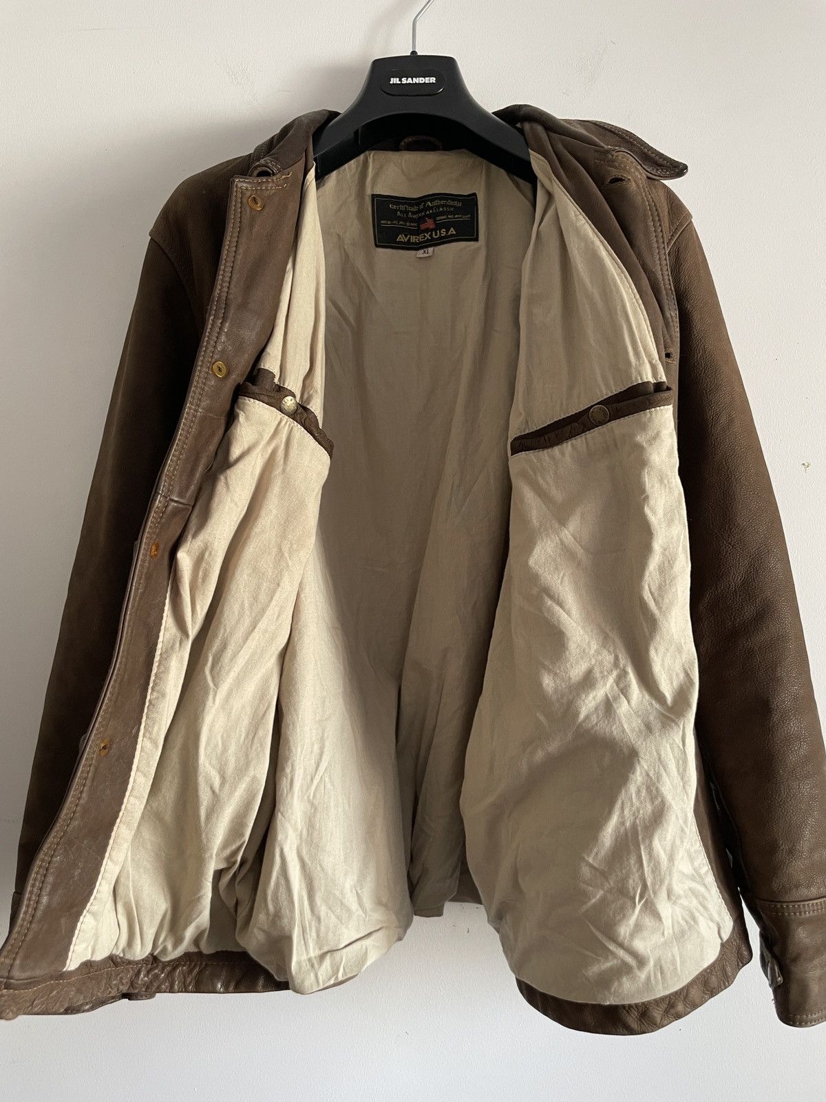 Avirex Vintage Avirex Leather Jacket Size US XL / EU 56 / 4 - 4 Thumbnail