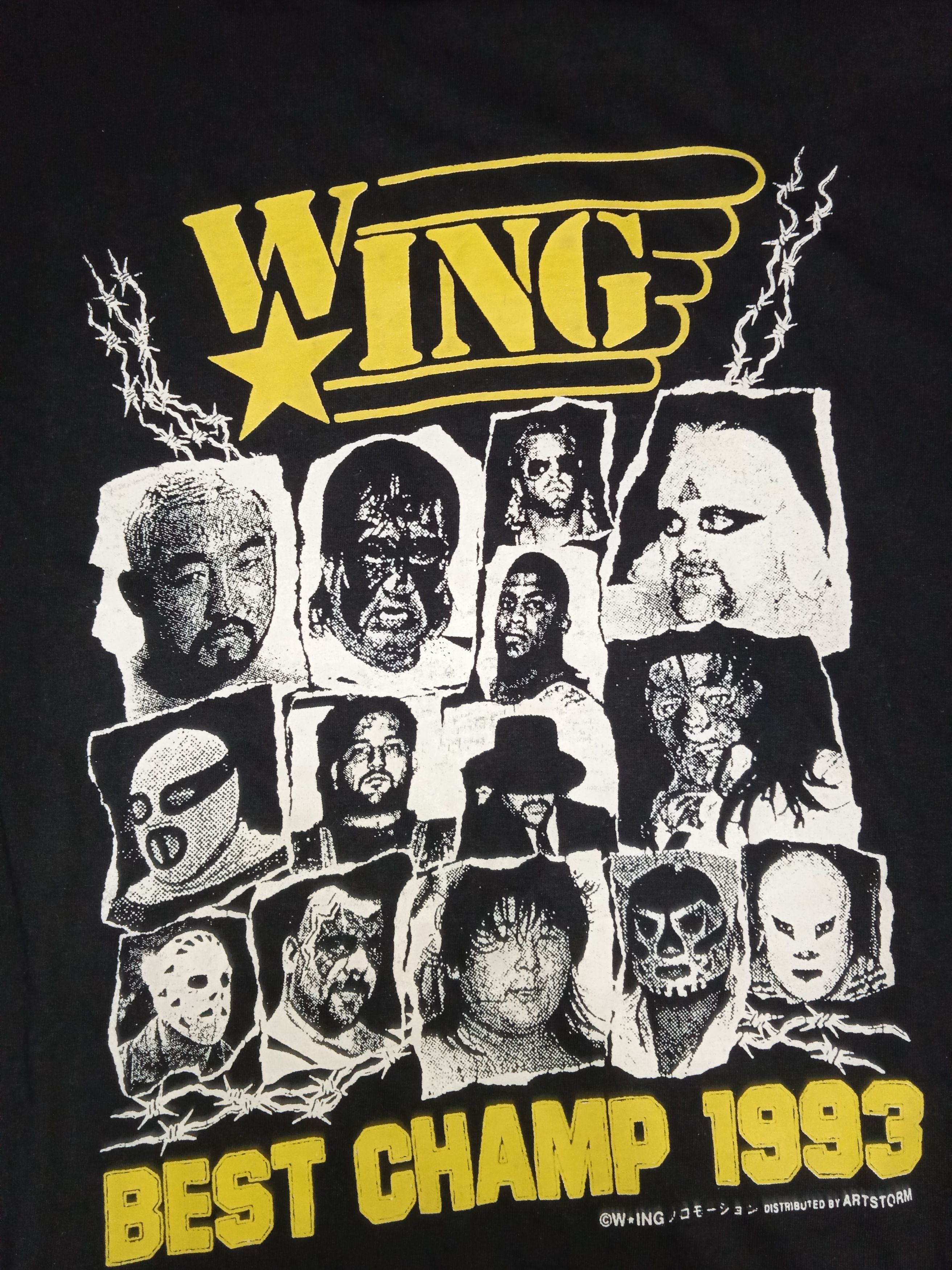 Other × Vintage × WWE Vintage 90s W*ING Best Camp 1993 T Shirt ECW FMW Wrestling Size US XL / EU 56 / 4 - 5 Thumbnail