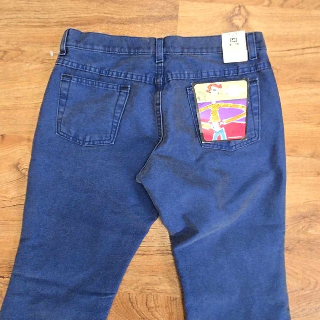 Lee Vintage Lee Dungarees Hipster Jeans Flare Leg Blue Denim 9 M Size 30" / US 8 / IT 44 - 3 Thumbnail