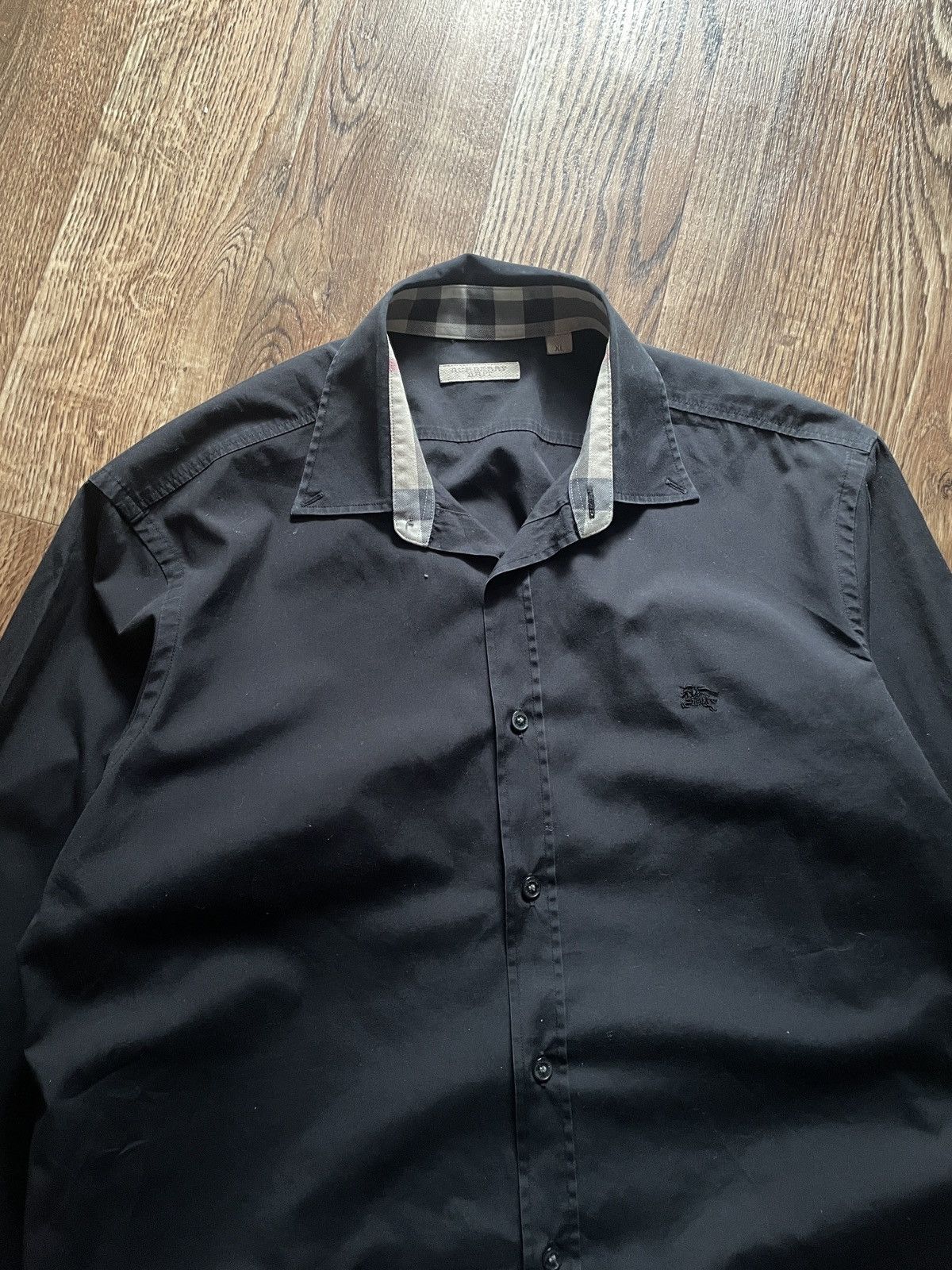Burberry Vintage Burberry Shirt In A Cage Button Up Long Sleeve XL Size US XL / EU 56 / 4 - 3 Thumbnail