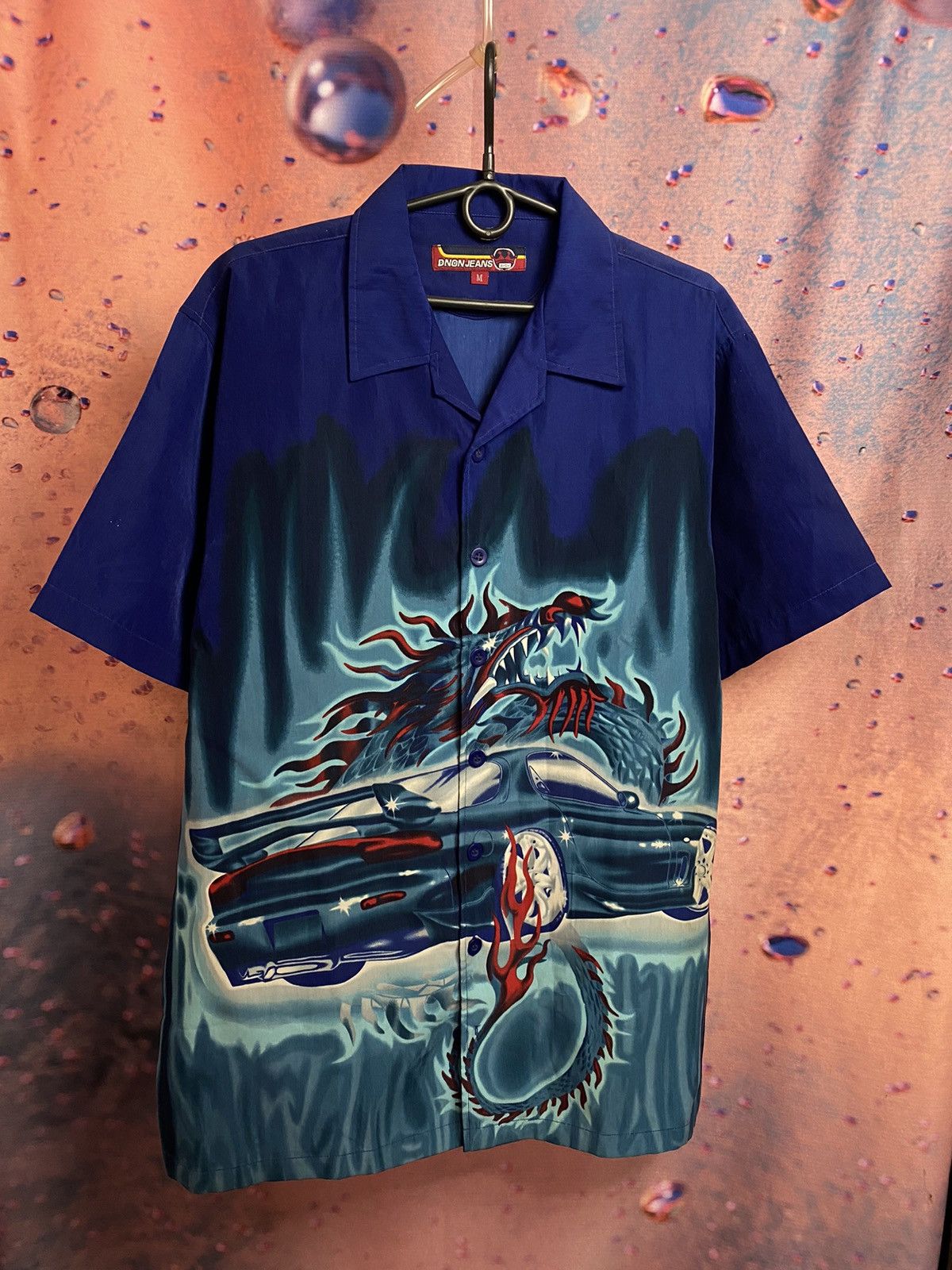 Japanese Brand × Vintage Vintage Dragon Logo Japanese streetwear shirt Size US L / EU 52-54 / 3 - 1 Thumbnail