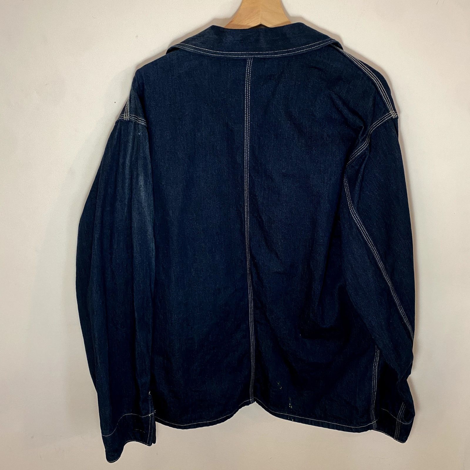 RRL Ralph Lauren RRL Double RL Denim Engineer Chore Jacket Sample Size US L / EU 52-54 / 3 - 3 Thumbnail
