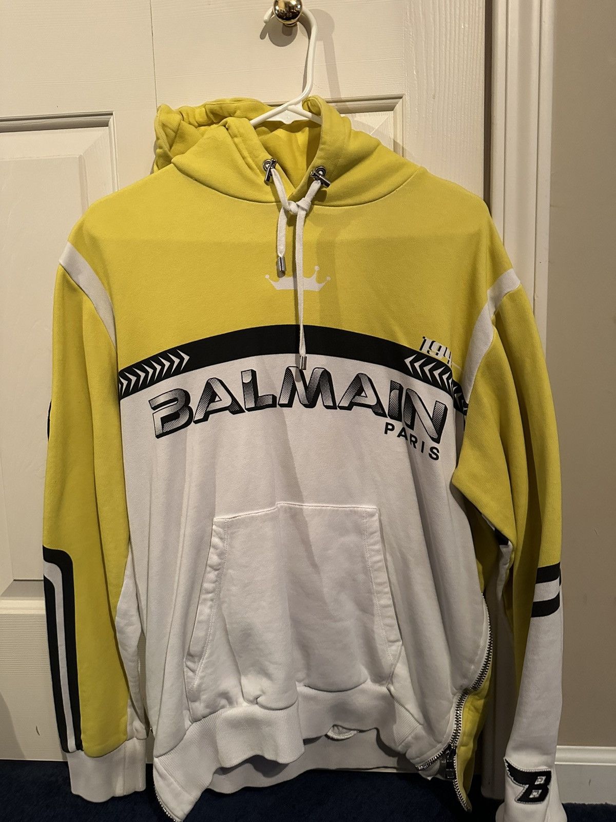 Balmain logo 1945 hoodie