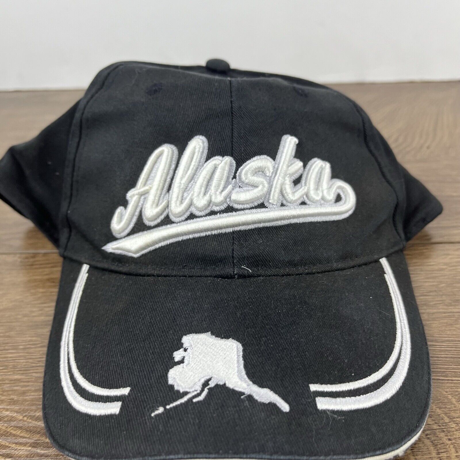 Other Alaska Hat Alaska State Black Hat Adjustable Adult Fit Hat B Size ONE SIZE - 6 Thumbnail