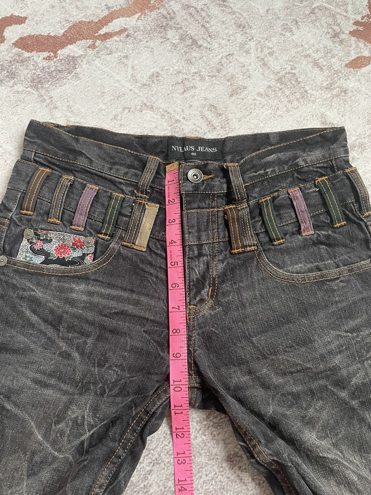 Japanese Brand Vintage NYLAUS Double Waist Denim Pants Size US 32 / EU 48 - 14 Thumbnail