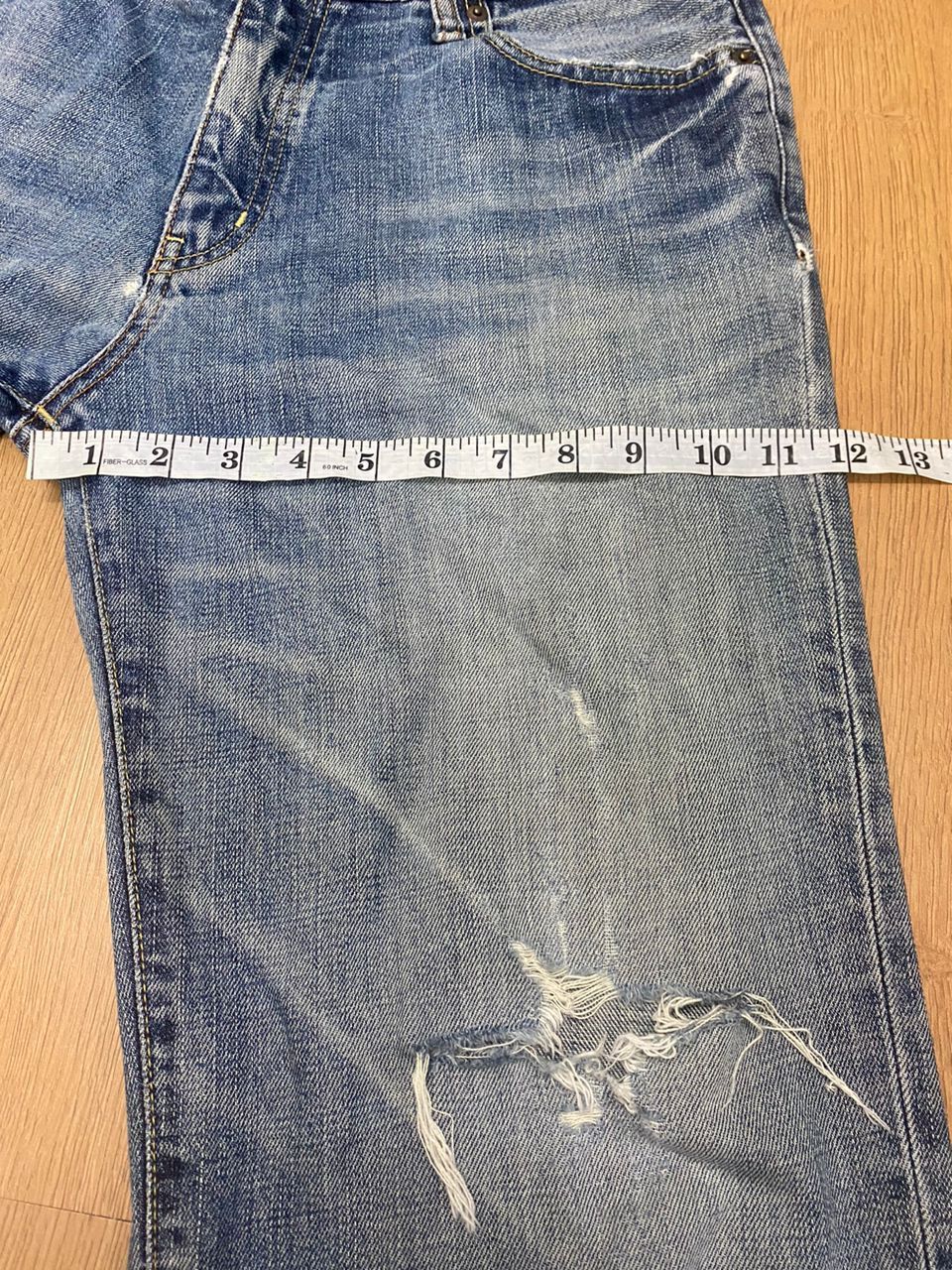 Japanese Brand Vintage Uniqlo Jeans Distressed Denim Size US 32 / EU 48 - 6 Thumbnail