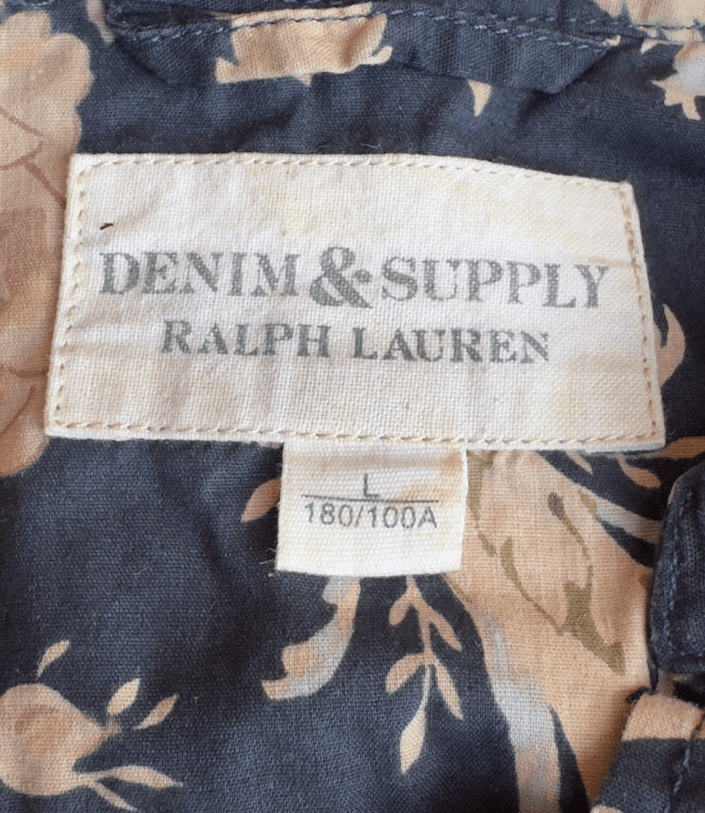 Denim & Supply Ralph Lauren Flower Shirt Size US L / EU 52-54 / 3 - 2 Thumbnail