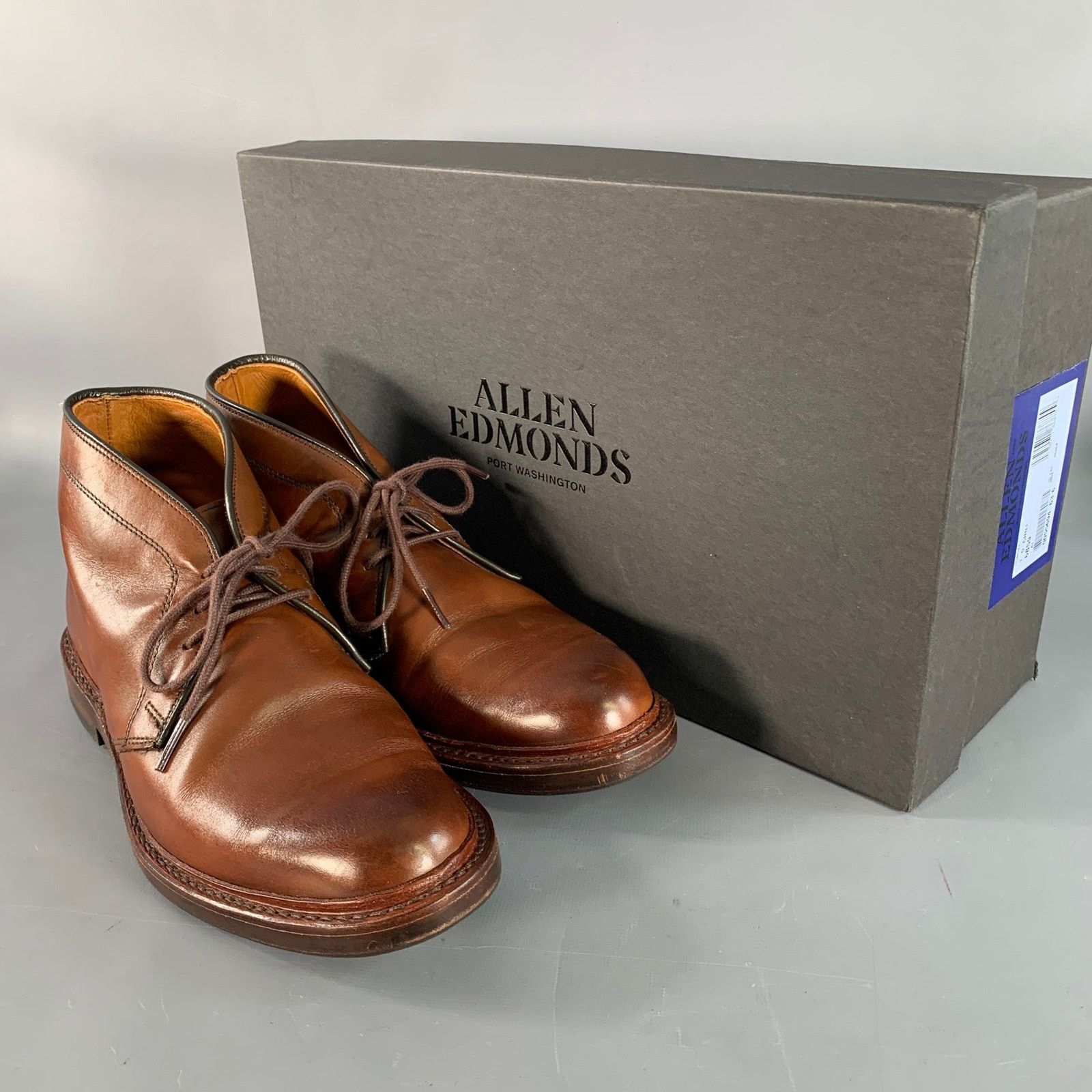 Allen Edmonds ALLEN EDMONDS Size 7 Dundee Brown Leather Chukka Ankle Boots Size US 7 / EU 40 - 9 Thumbnail