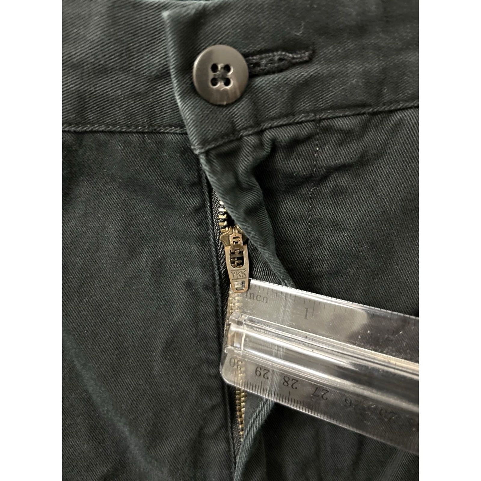 Polo Ralph Lauren VINTAGE Polo Ralph Lauren Hammond Pants Mens 42x27 Black Chino YKK Pleated Cuffed Size US XL / EU 56 / 4 - 5 Thumbnail