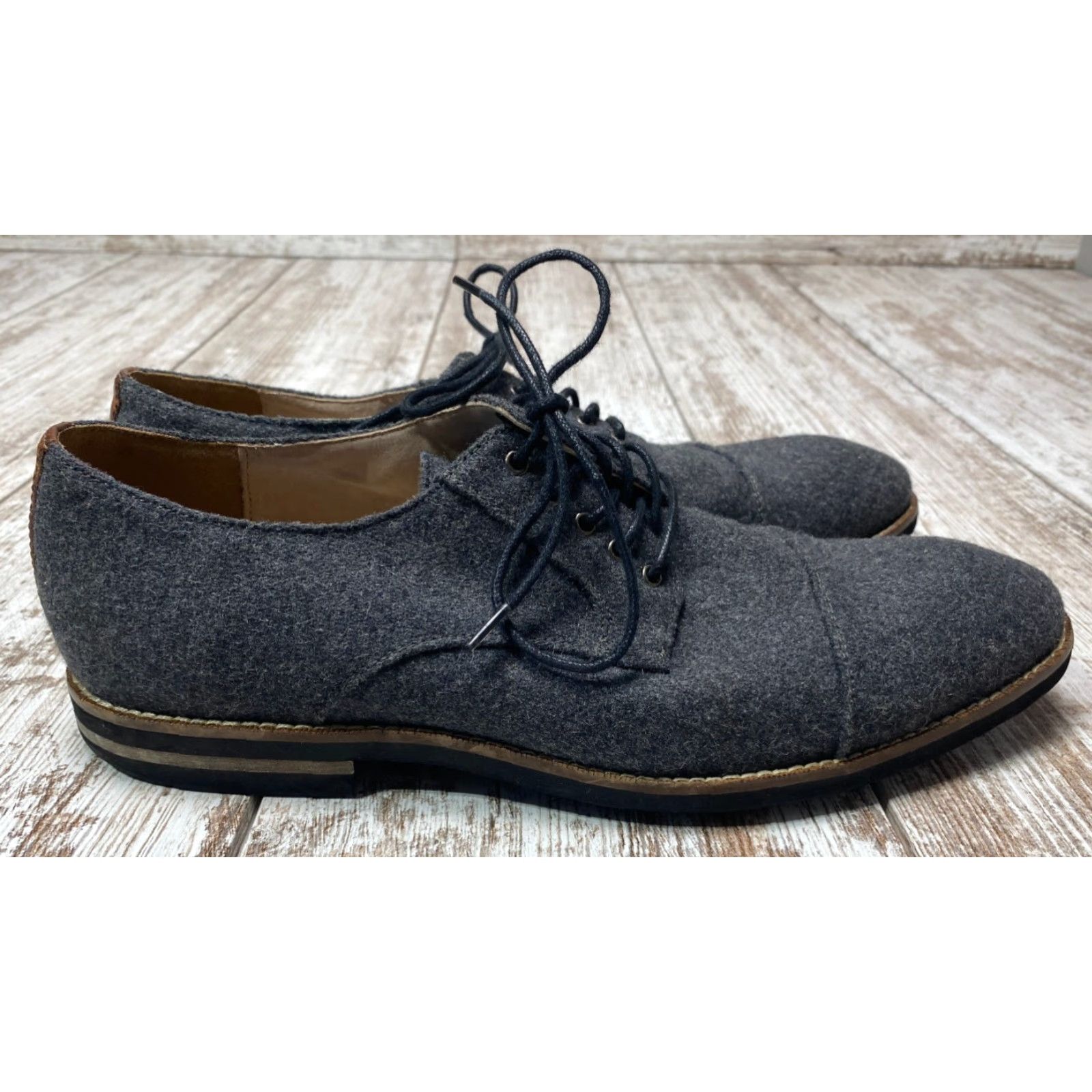 Vintage VINTAGE Aston Grey Castro Cap Toe 500426 Oxford Men's 10.5 Gray 1224 Size ONE SIZE - 4 Thumbnail