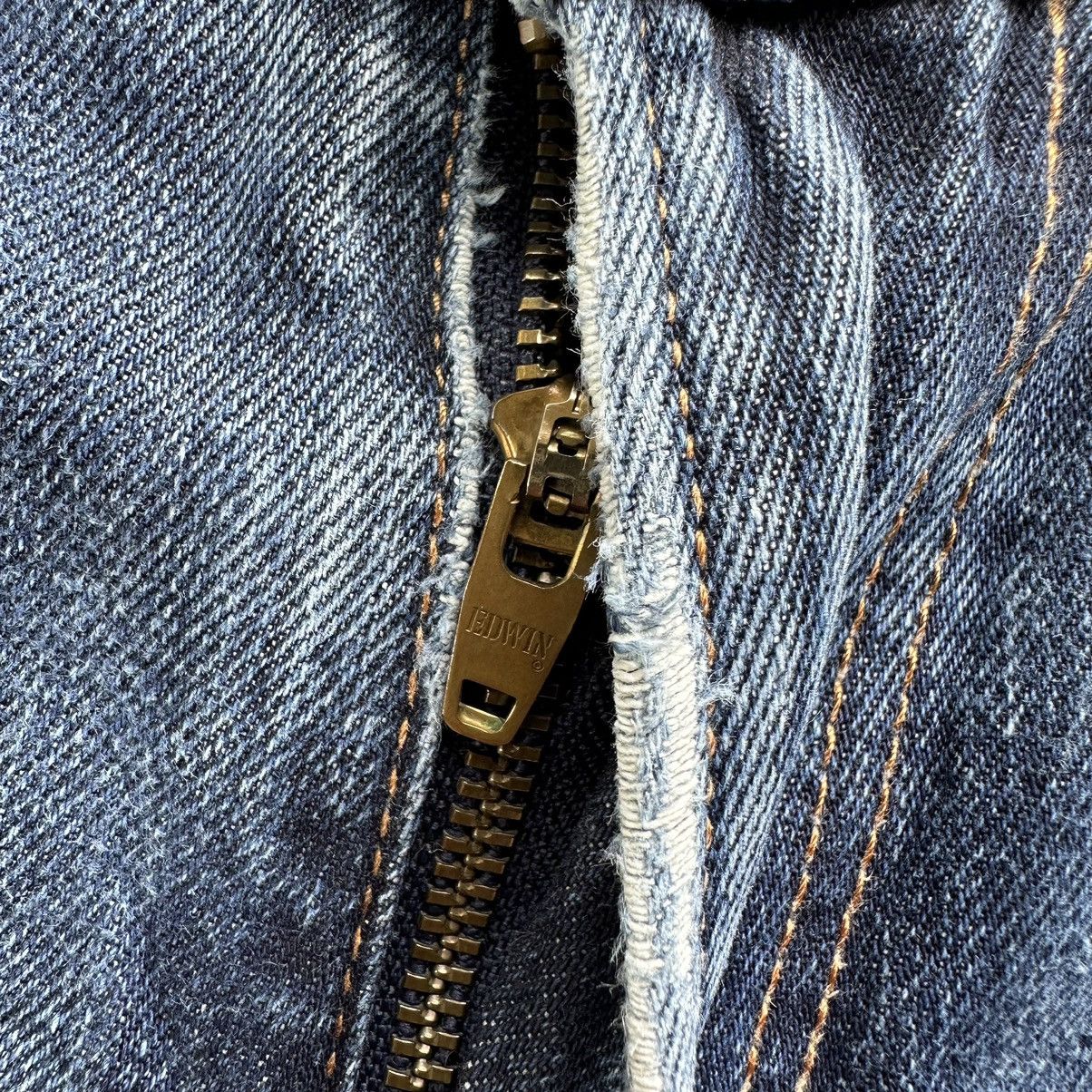 Japanese Brand Vintage Edwin 503 Distressed Faded Denim Jean Pant W31 Size US 31 - 7 Thumbnail