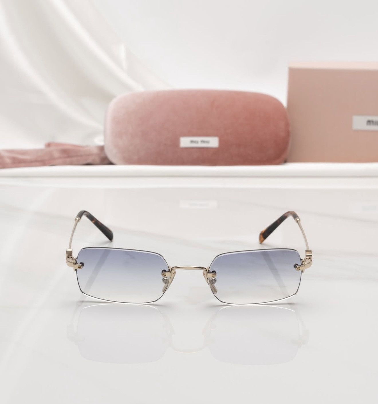 Miu Miu NEW Miu Miu sunglasses Miu Miu MU B50S ZVN80O Size ONE SIZE - 3 Thumbnail