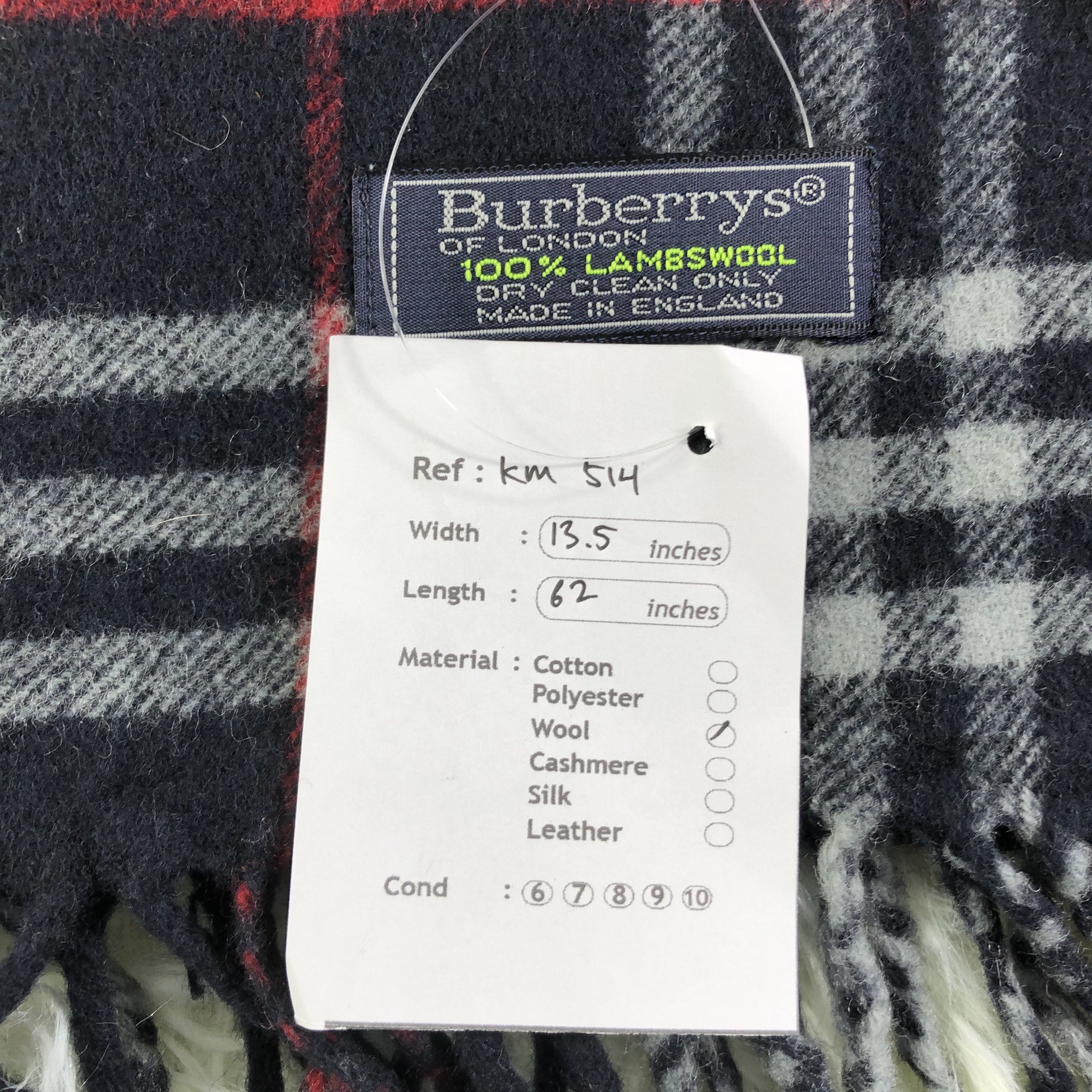 Burberry × Vintage Burberry Scarf / Muffler / Neckwear - KM514 Size ONE SIZE - 5 Thumbnail