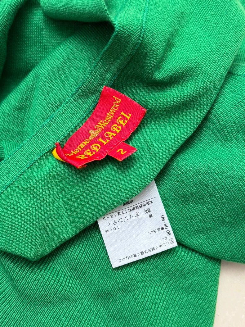 Vivienne Westwood Vivienne Westwood Green cross back strap knit top Size M / US 6-8 / IT 42-44 - 7 Thumbnail