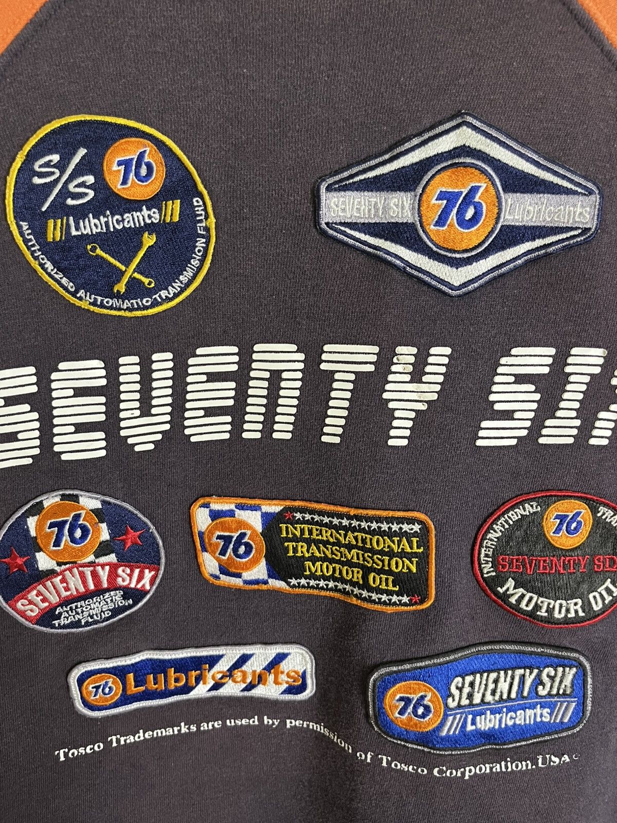 Japanese Brand Vintage 90s 76 Lubricants Sweatshirt Size US L / EU 52-54 / 3 - 8 Thumbnail