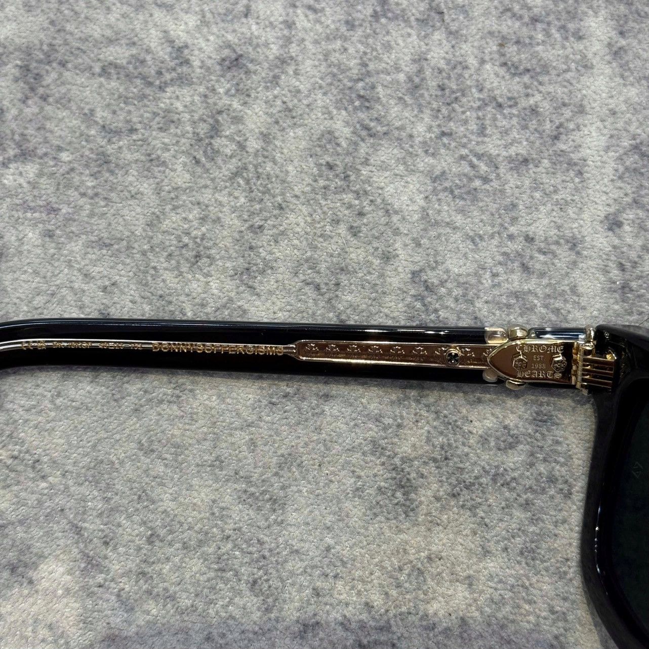 Chrome Hearts CHROME HEARTS DONNYSOFFERGISMS BLACK/18KGP Size ONE SIZE - 4 Thumbnail