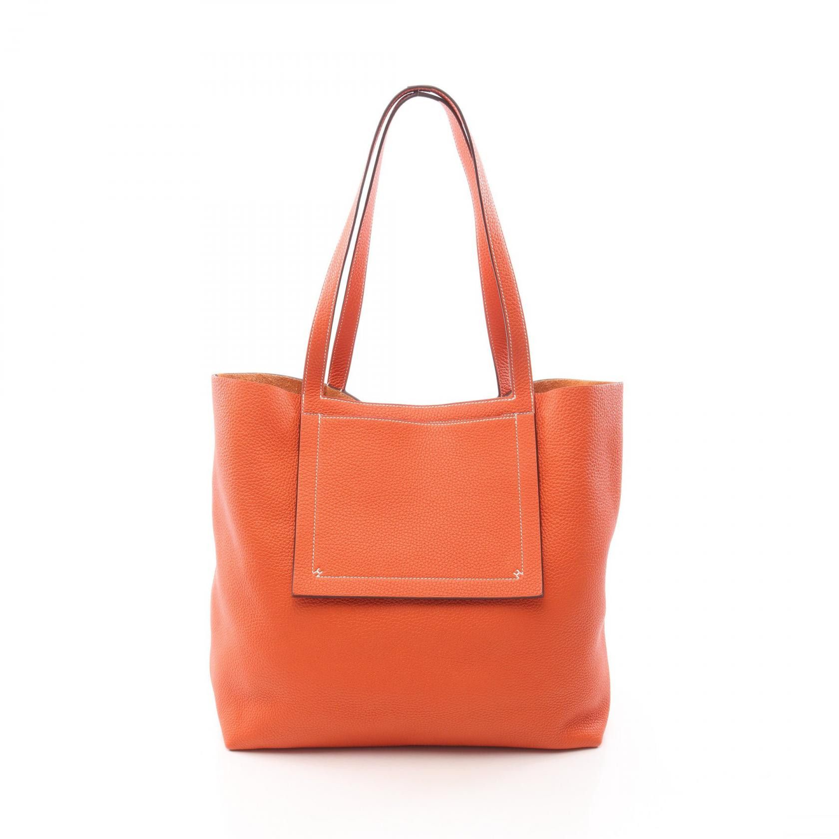 Hermes Hermes Hermes Cabas Elie46 Calfskin Tote Bag Leather Tote Bag Z2021 DUTY FREE for USA Size ONE SIZE - 1 Thumbnail