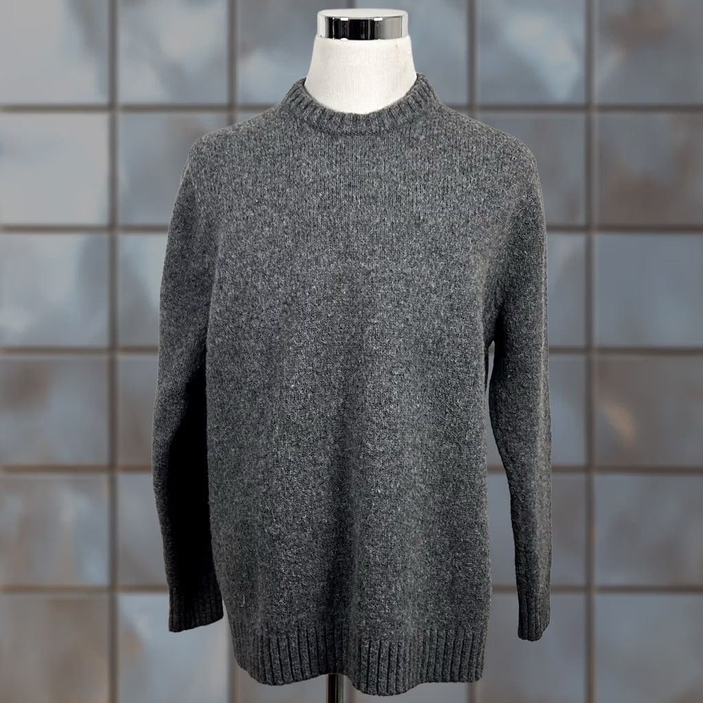 CO Duluth 2XLT 100% Shetland Wool Sweater Gray Crew Neck Casual Shirt? Size US XXL / EU 58 / 5 - 1 Thumbnail