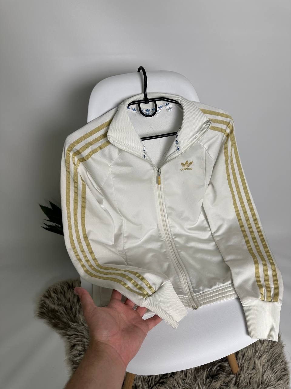 Adidas × Vintage BALENCIAGA STYLE ADIDAS WHITE FULL ZIP Size S / US 4 / IT 40 - 4 Thumbnail