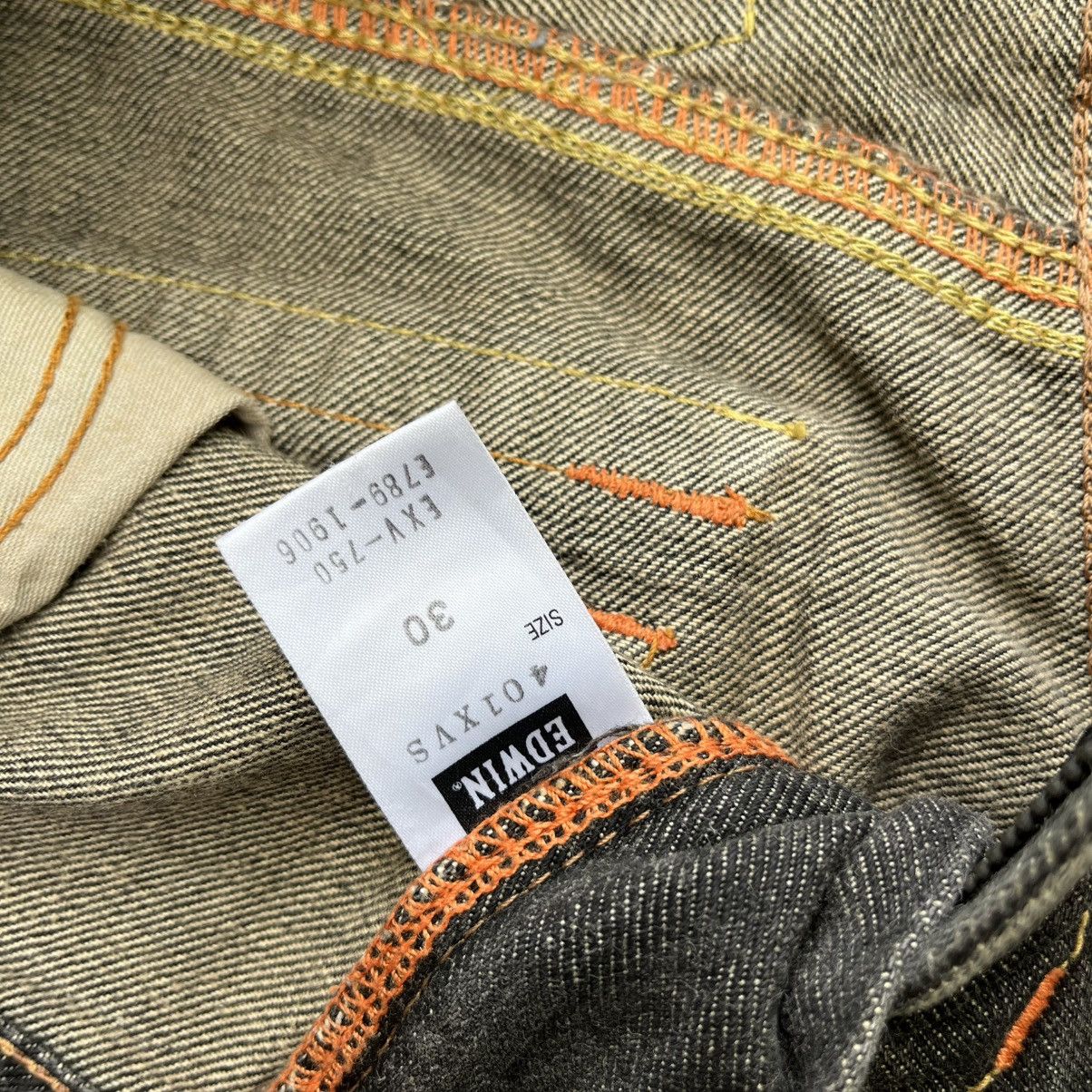 Hysteric Glamour Flared Edwin XV-S Buckleback Vintage Faded Denim Rusty Jeans Size US 30 / EU 46 - 7 Thumbnail