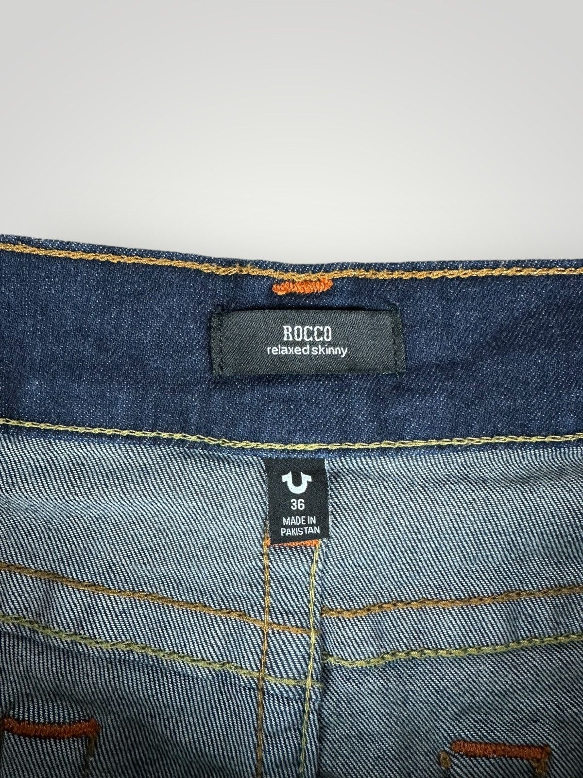 True Religion True Religion Rocco blue relaxed skinny jeans denim W36 Size US 36 / EU 52 - 5 Thumbnail