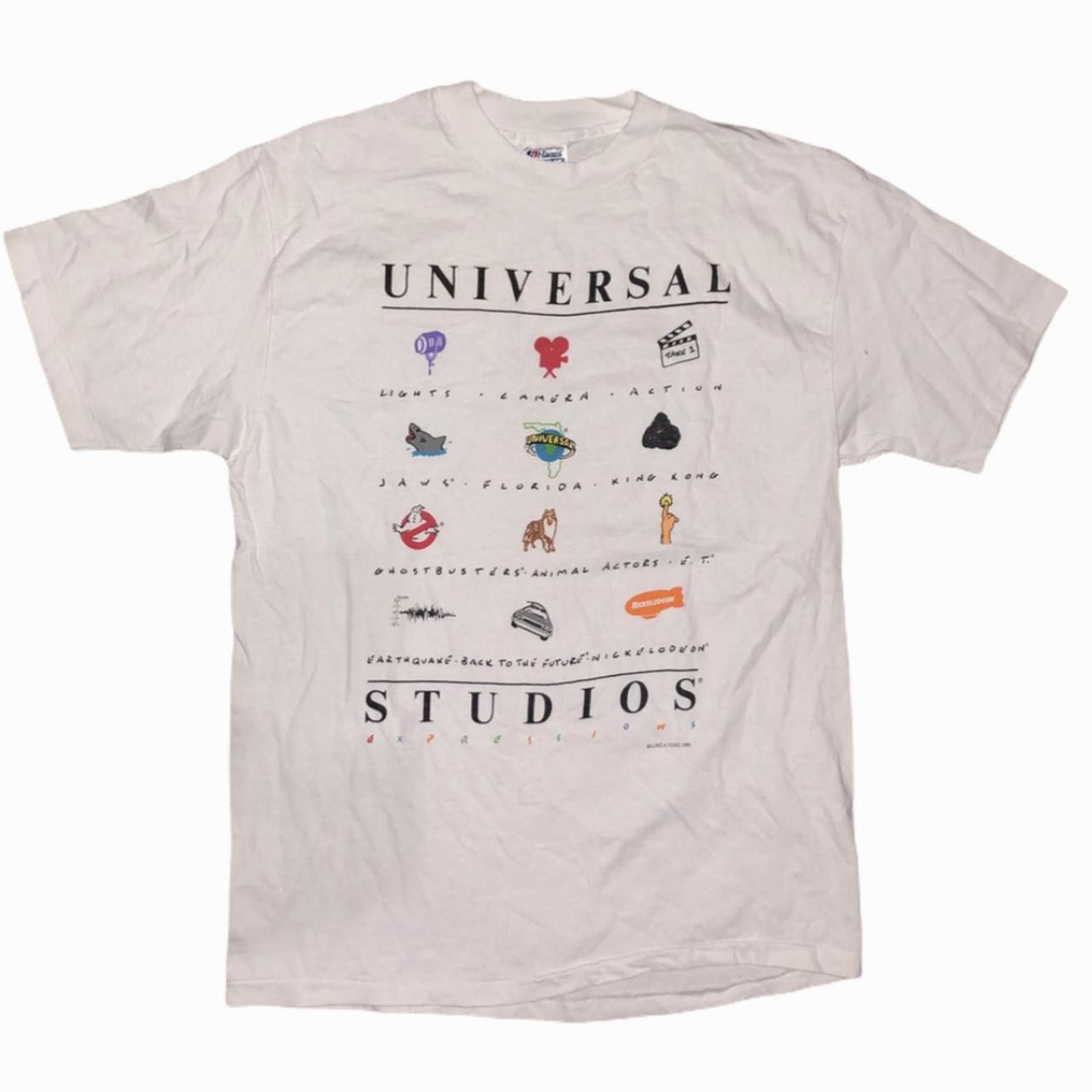 Designer Vintage 90s Universal Studios T-shirt Size US L / EU 52-54 / 3 - 1 Thumbnail