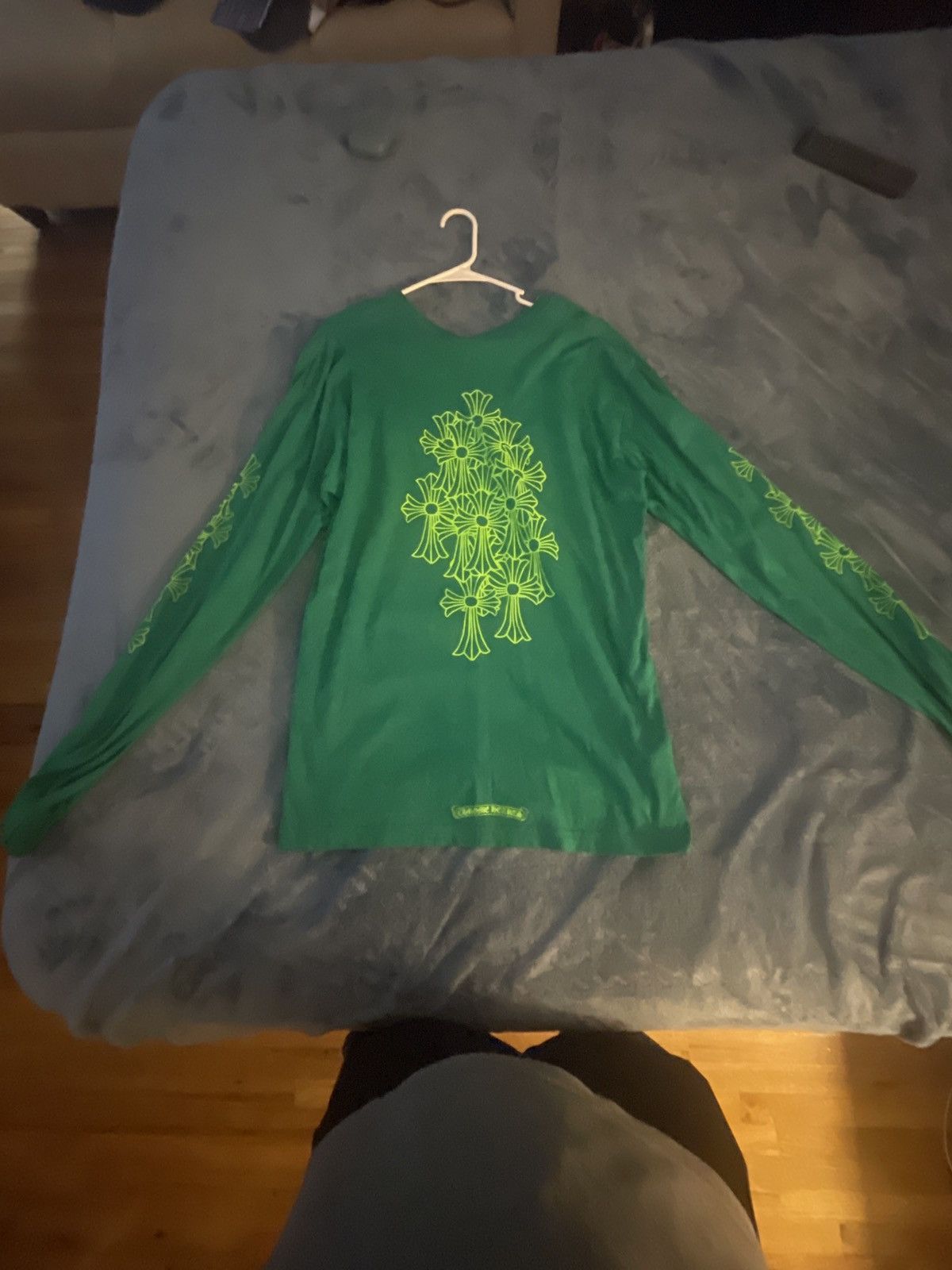 Chrome Hearts Chrome Hearts Cemetery Cross Long Sleeve | Grailed