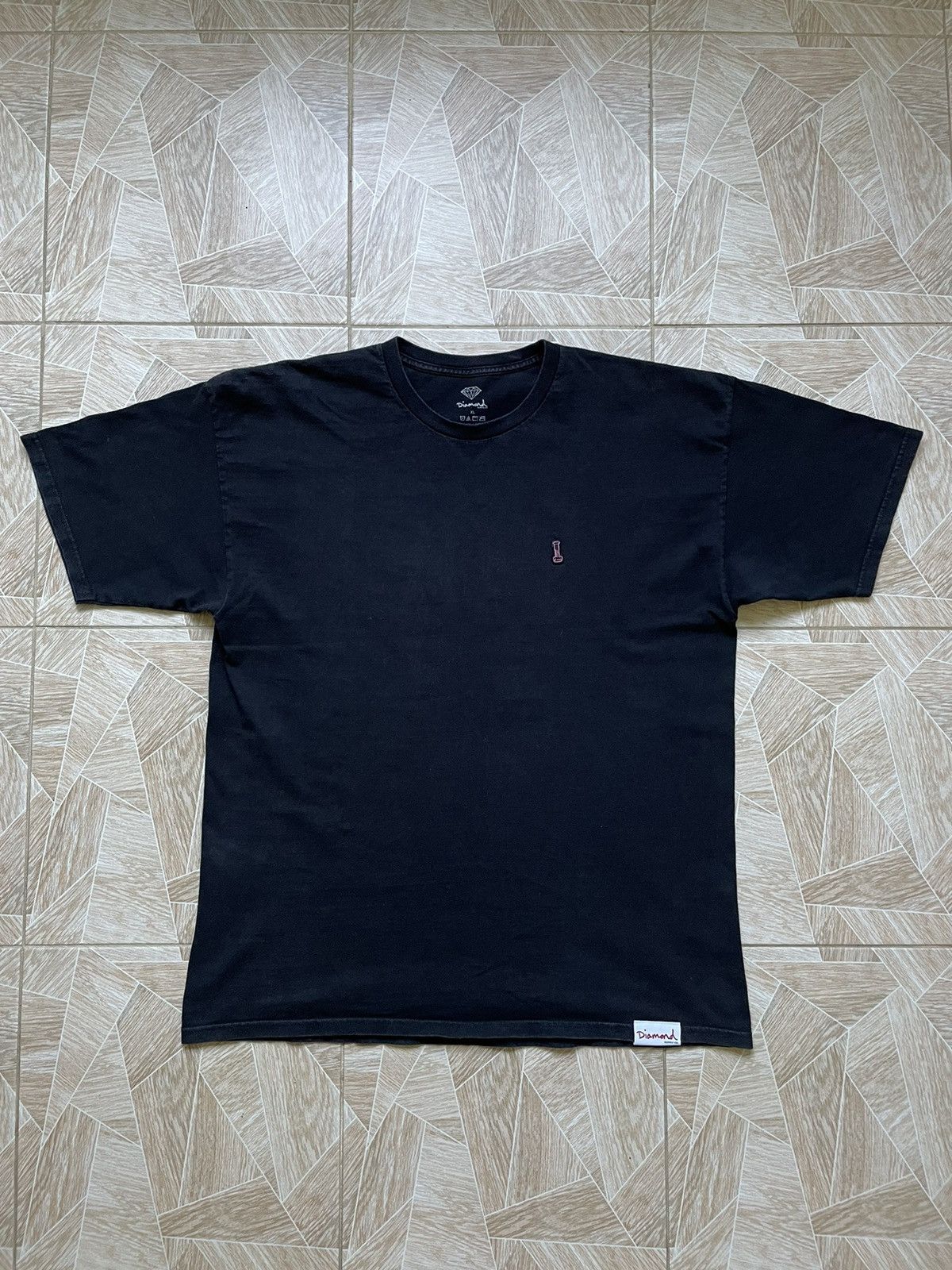 Diamond Supply Co. × Vintage Y2K Rare Skateboarding Diamond Supply Co Big Skull Logo Tee Size US XL / EU 56 / 4 - 2 Thumbnail