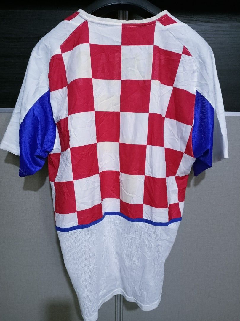 Nike 🇭🇷 2002 Nike Croatia Home Jersey WC | Made in Portugal (M) Size US M / EU 48-50 / 2 - 6 Thumbnail
