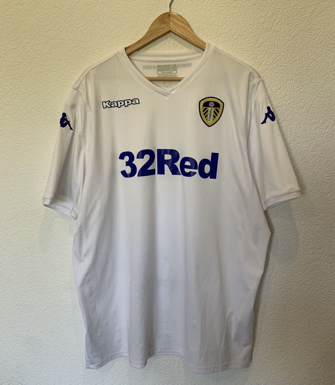 Kappa LEEDS UNITED KAPPA 2018/2019 HOME KIT SOCCER JERSEY FOOTBALL Size US XXL / EU 58 / 5 - 1 Thumbnail