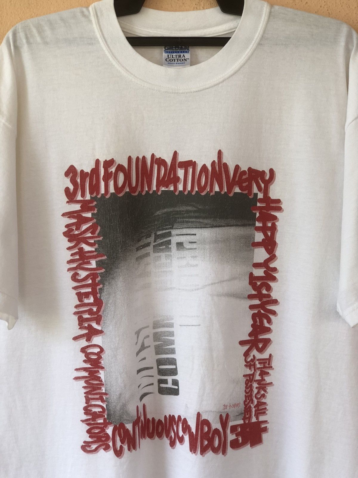 Vintage Vintage 3rd Foundation Wording Tee Size US XL / EU 56 / 4 - 2 Thumbnail