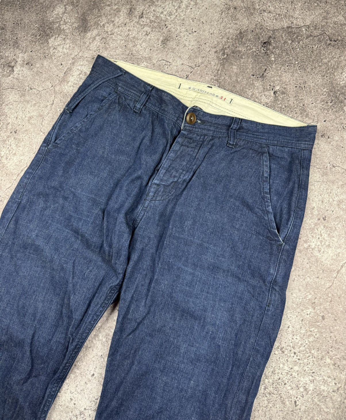 Scarti-Lab × Vintage Scarti-Lab denim Pants Made in italy Size 31 Rare❗️ Size US 31 - 3 Thumbnail