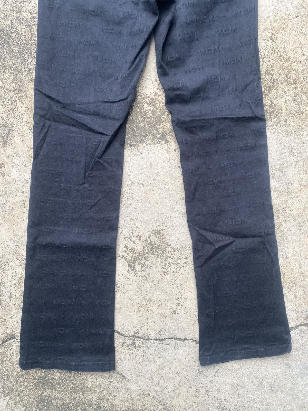 Designer × If Six Was Nine × MCM MCM Monogram Flare Stretchable Casual Pants Size US 26 / EU 42 - 22 Thumbnail