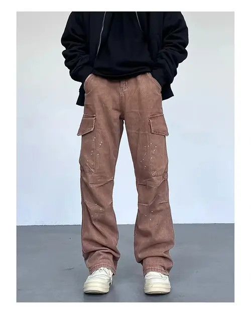 Vintage paint distressed cargo pants Size US 30 / EU 46 - 4 Thumbnail
