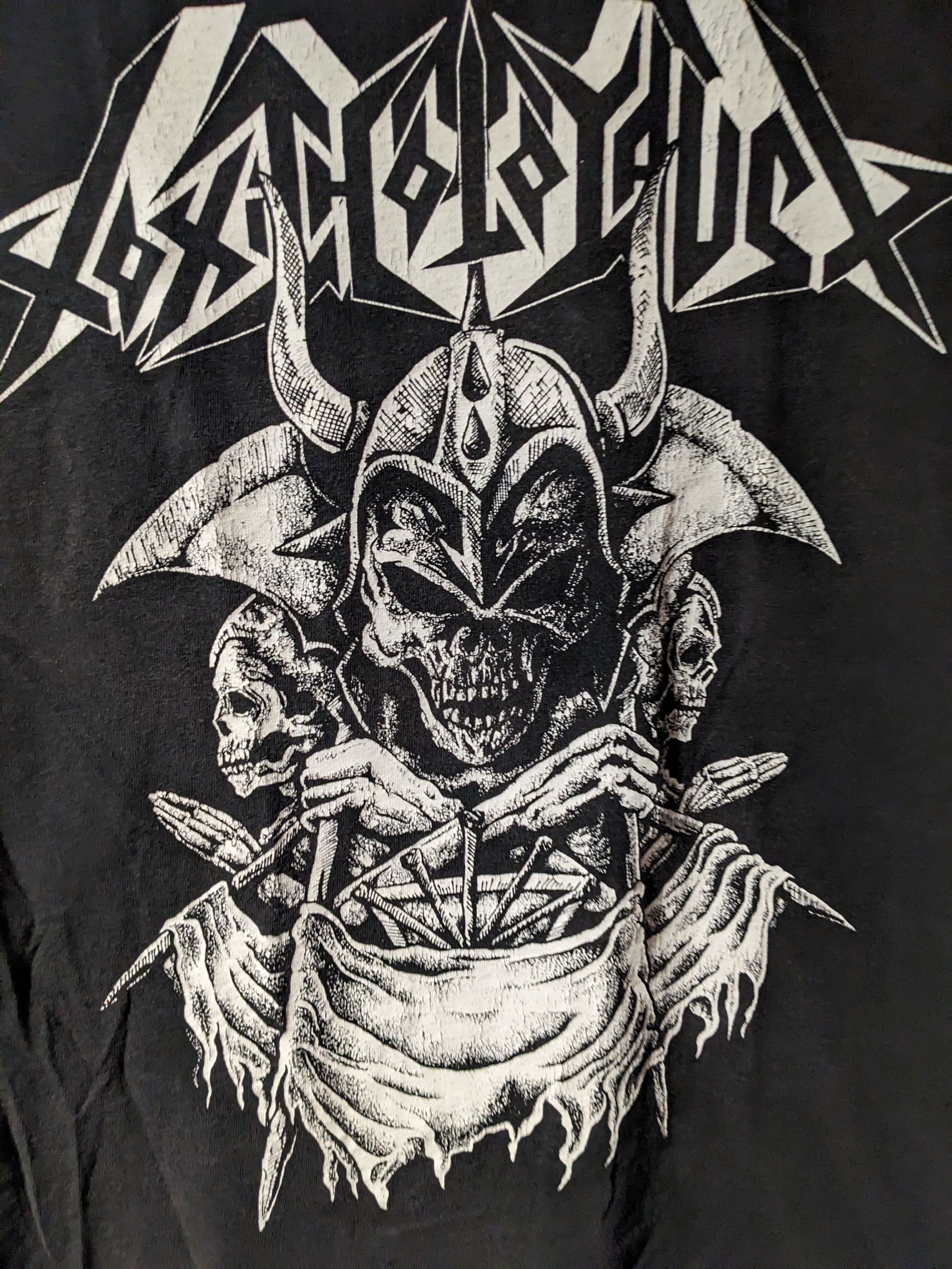 Band Tees × Vintage Vintage Toxic Holocaust Thrash Metal Hardcore Band T-Shirt Size US M / EU 48-50 / 2 - 2 Thumbnail