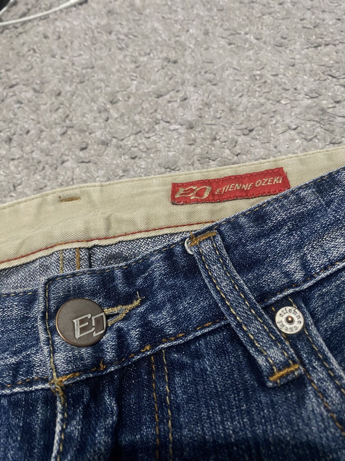 Japanese Brand × Vintage Etienne Ozeki Japanese Denim Pants Hybrid y2k drip swag vtg Size US 32 / EU 48 - 8 Thumbnail