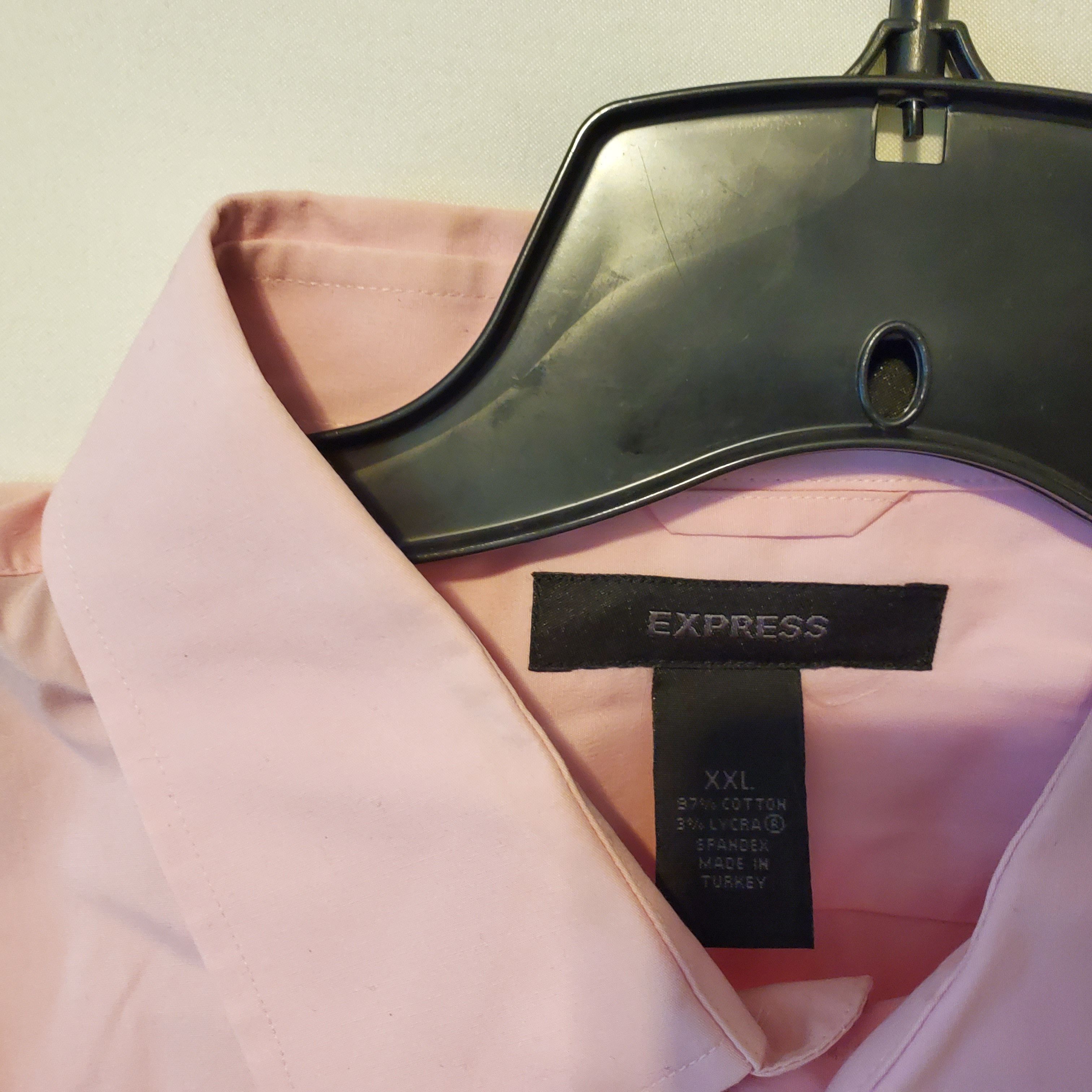 Express Express Men's XXL Stretch Button shirt Size US XXL / EU 58 / 5 - 4 Thumbnail