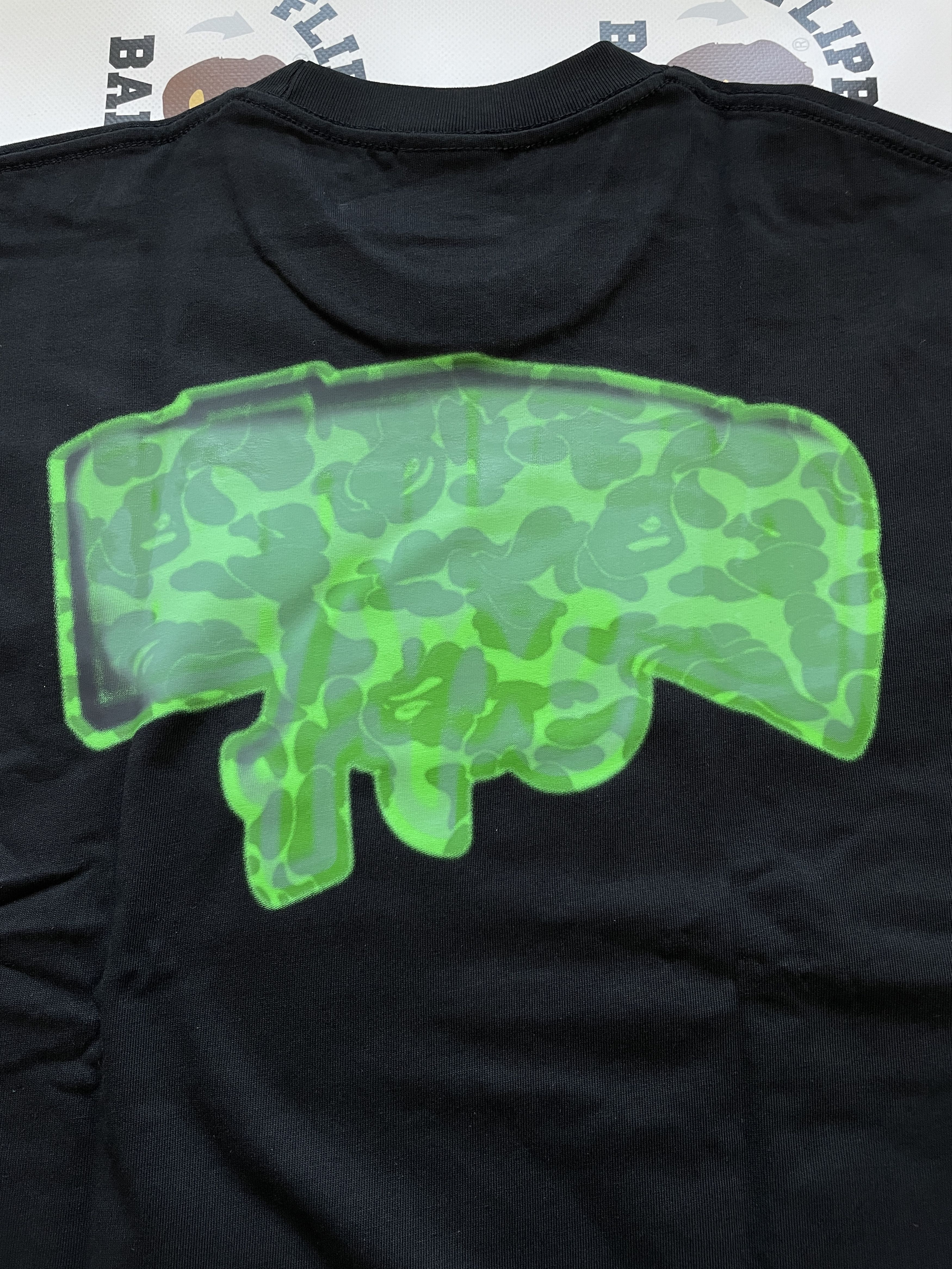 Bape BAPE SPRAY FRANKENSTEIN RELAXED FIT TEE Size US L / EU 52-54 / 3 - 6 Thumbnail