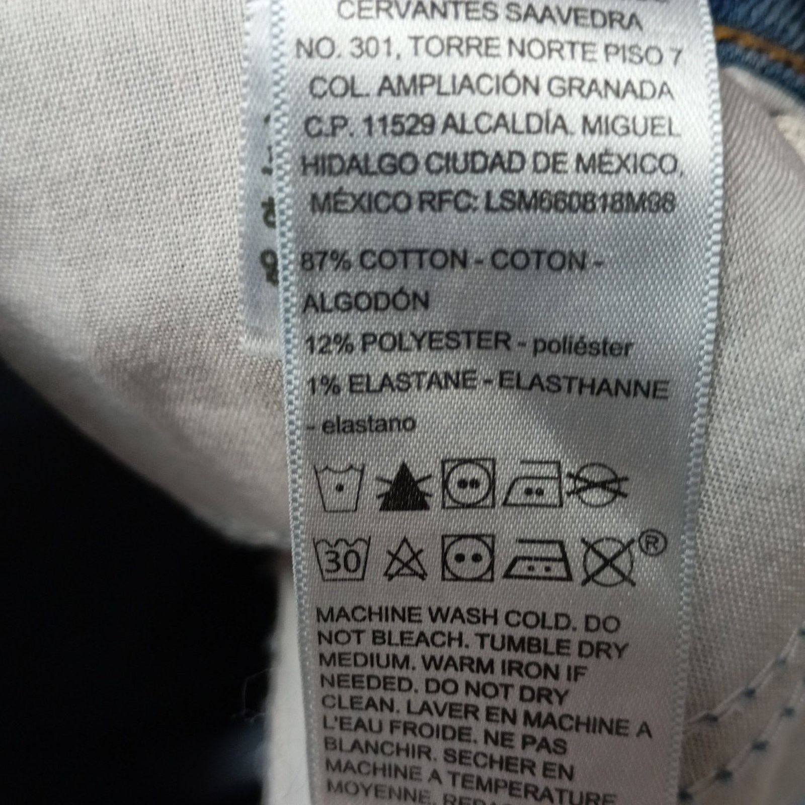 Levi's Levi Strauss Women’s Straight Jeans 8 29x27 Blue High Rise Size 30" / US 8 / IT 44 - 7 Thumbnail
